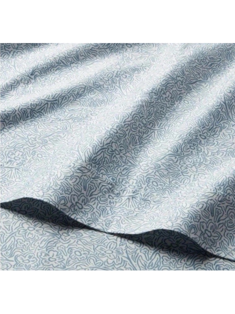 Twin/Twin XL 400 Thread Count Performance 3pc Sheet Set Blue Floral